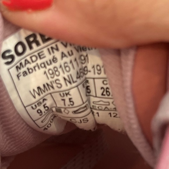 Sorel Women's Kinetic RNEG Float Shoes Sneakers Chalk Eraser Pink SZ 9.5 - Picture 13 of 13